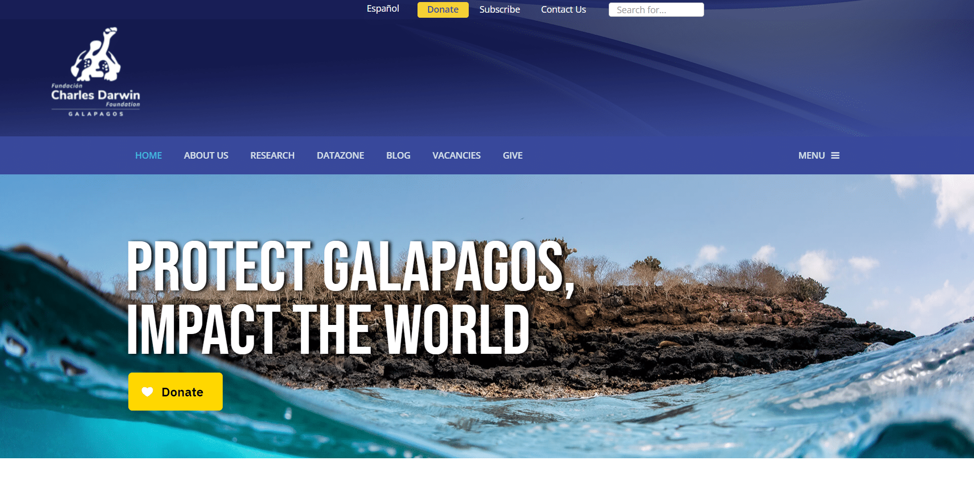 Charles Darwin Foundation - Wildlife Organizations