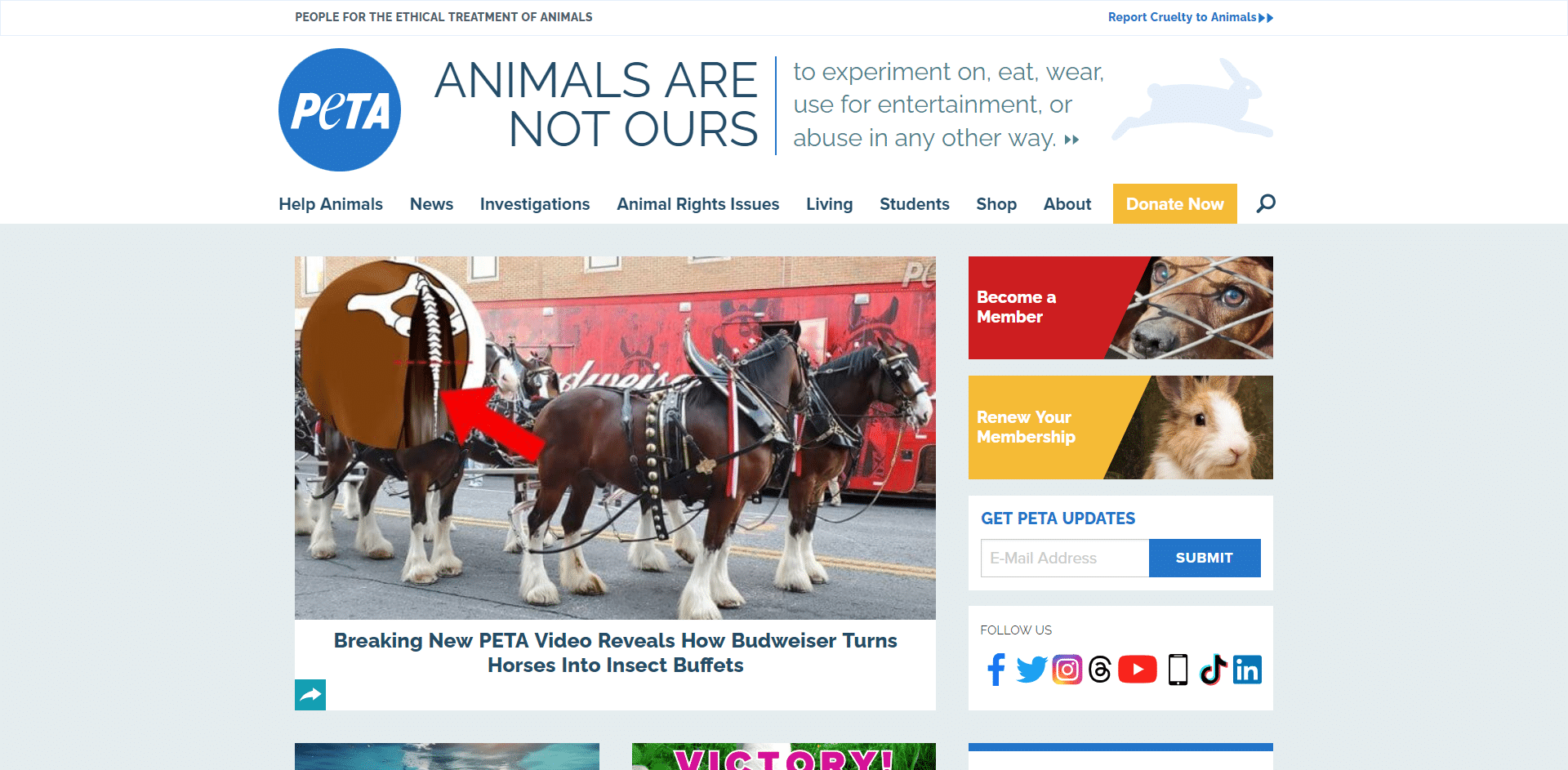 People for the Ethical Treatment of Animals