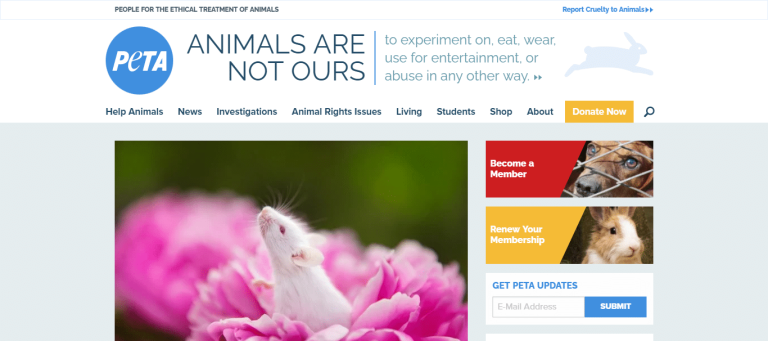 People for the Ethical Treatment of Animals (PETA)