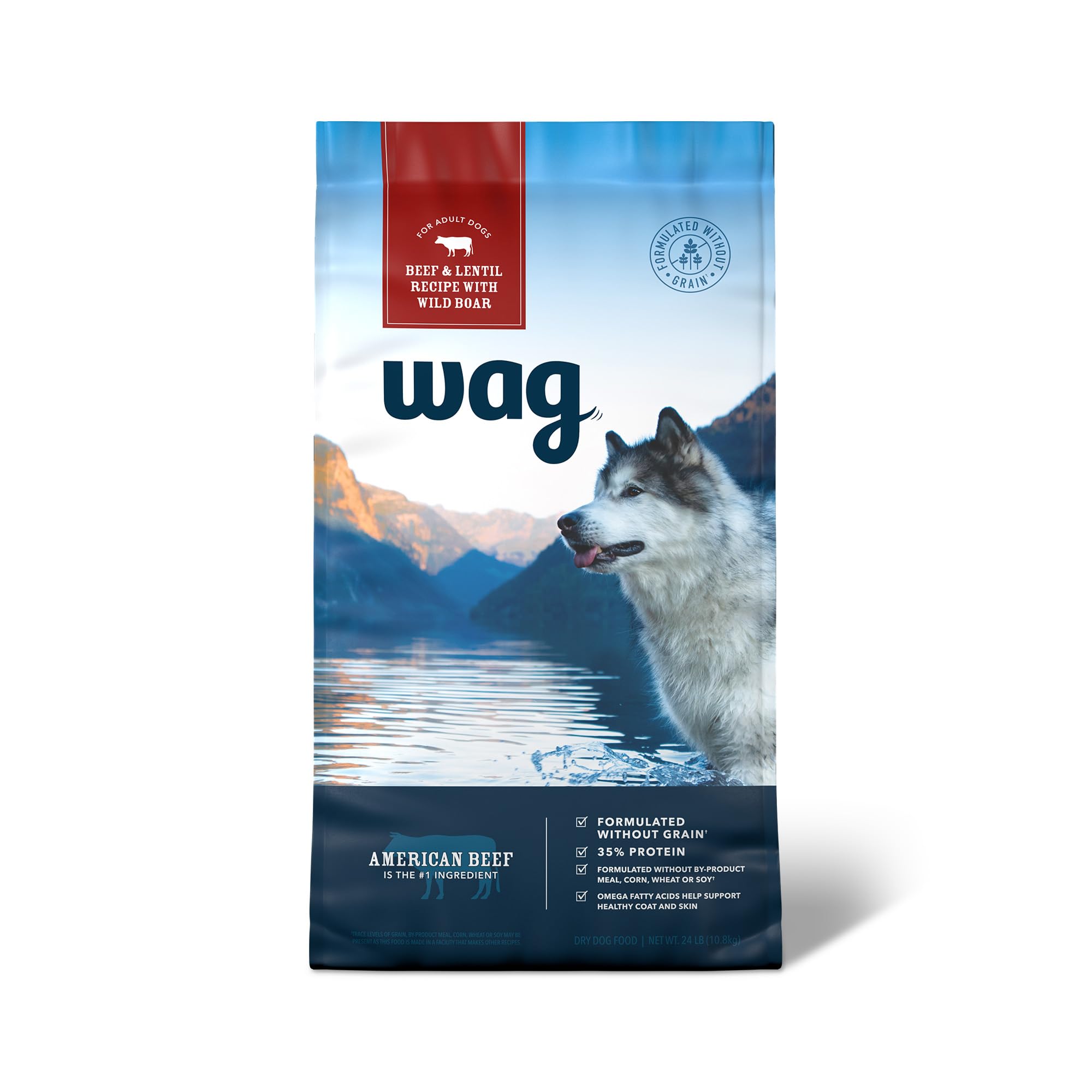 WAG High Protein Beef & Lentil Dog Food