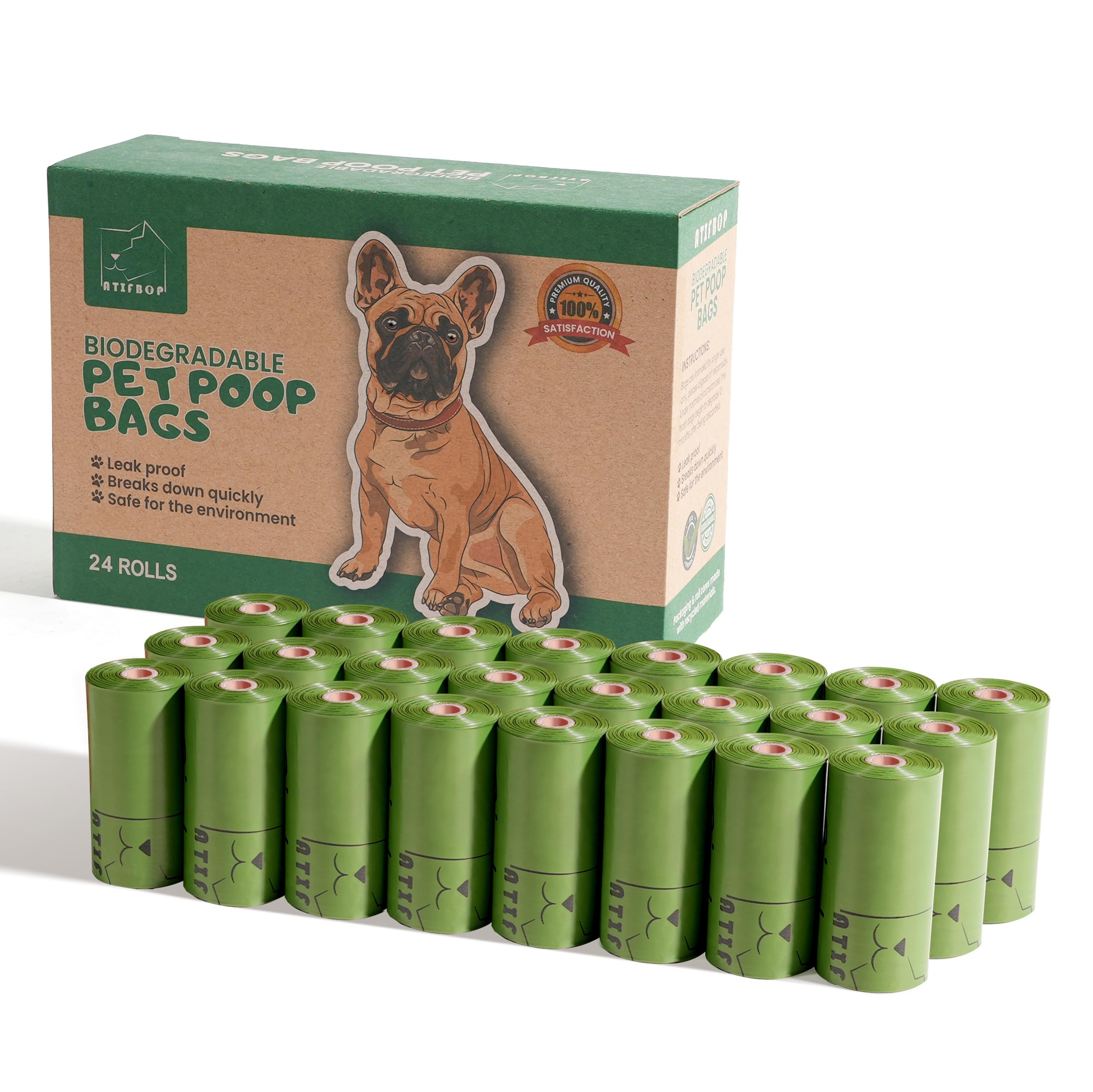 ATIFBOP Biodegradable Dog Poop Bags