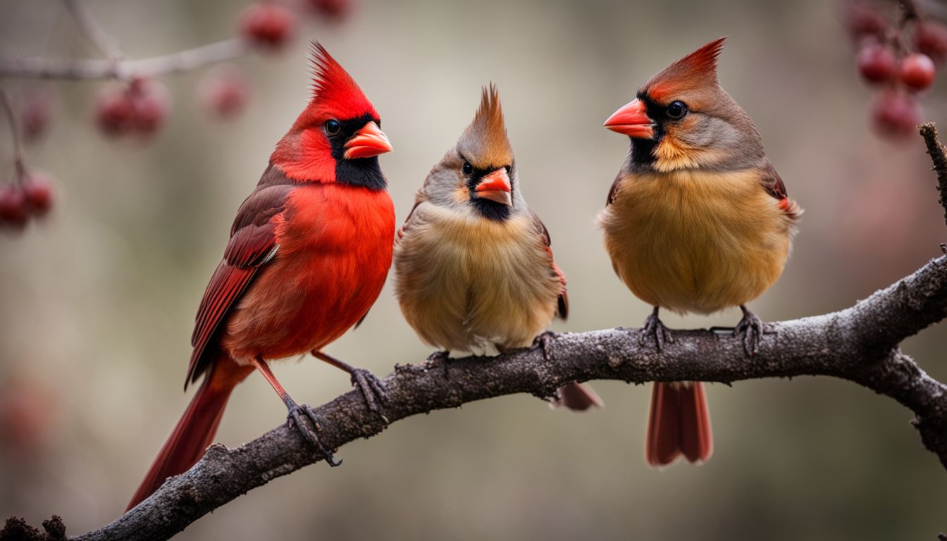 types of cardinal birds